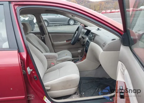 2008 Toyota Corolla Le z USA, uszkodzony, nr VIN 2T1BR30E18C937789